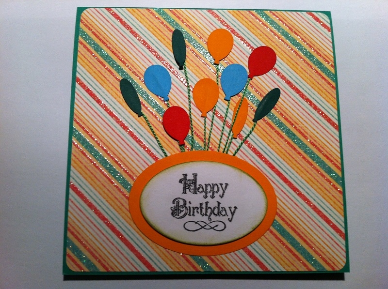 handgemachte Karte Happy Birthday