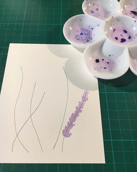 Watercolor Lavender