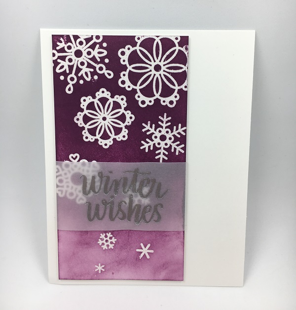 Snowflakes purple